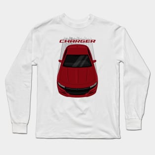 Dodge Charger 2015-2021 - Octane Red Long Sleeve T-Shirt